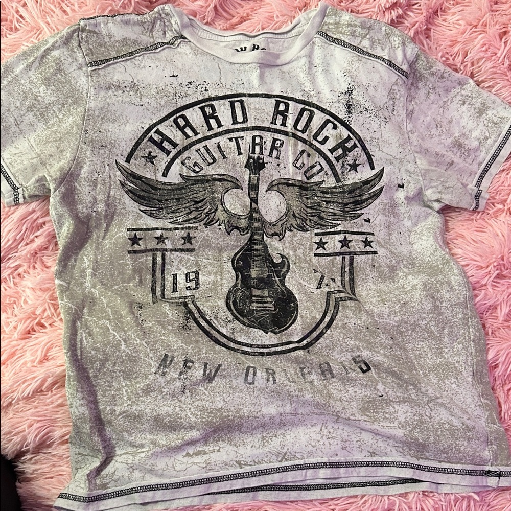 Hard Rock Cafe New Orleans Tee - Gray and Black
